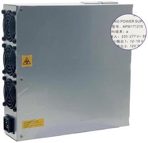 Antminer APW17 1215a Power Supply Suit for Antminer AL1, AL1PRO, L9, S21, S21+, S21XP, S21pro, S19j XP, KS5, KS5pro air cooling miner