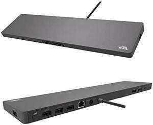 CA Essential Docking Station (DS-2000) - USB C Docking Station with 135W AC Power Adapter (90W Power Delivery), Active Laptop Cooling, Dual Monitor Displays in 4k, 4 USB Type A Ports, Ethernet Port