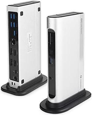 [Intel Certified] Cable Matters Hybrid 14-in-1 Thunderbolt 3 Dock with Dual 4K 60Hz, 100w Charging, Gigabit Ethernet, Thunderbolt Dock Compatible with USB 4/Thunderbolt 4 for MacBook Pro, Dell, Lenovo
