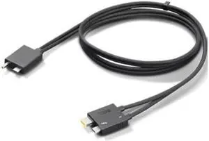 Lenovo Thunderbolt 4 Workstation Dock Split Cable for Thunderbolt 40B00300US P/N 4X91K16970 0.7m Length.