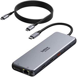 Selore 13 in 1 Docking Station,6Ft Thunderbolt Cable