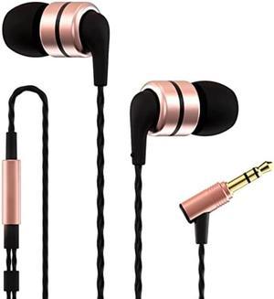 SoundMAGIC E80 Wired Earbuds No Microphone HiFi Stereo Audiophile Earphones Noise Isolating in Ear Headphones Comfortable Fit Super Bass Black Gold