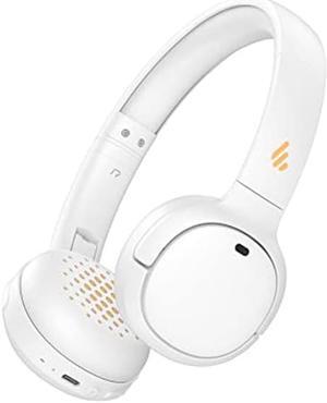 Edifier WH500 Wireless On-Ear Headphones - Bluetooth V5.2 Lightweight and Foldable Headphones with 40-Hours Music Playtime - Personalize EQ -Fast Charging- White