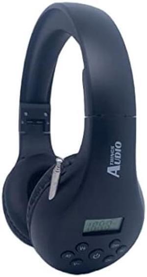 THINGS AUDIO Digital FM Radio Stereo Headphones, Pull Out Antenna for Great Reception - Black