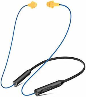 MIPEACE Bluetooth earplug Headphones, Neckband Wireless Earbuds earplugs-29db Noise Reduction isolating in-Ear earplug Earphones with mic and Controls,IPX5 sweatproof,19+Hour Battery for Work Safety