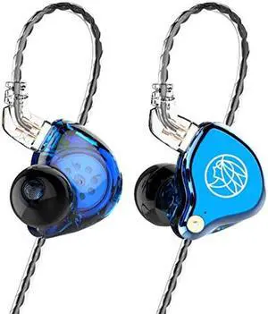 THE FRAGRANT ZITHER in Ear Headphone, TFZ T2 Galaxy Stereo Gaming Earphone, in-Ear Monitors, 3.5mm Bass Music HiFi Earbuds IEM, Compatible for iPhone and Android and PC