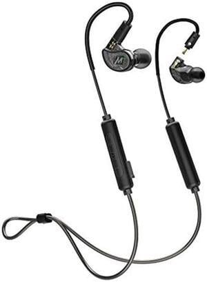 MEE audio M6 PRO Musicians' In-Ear Monitors Wired + Wireless Combo Pack: includes stereo audio cable and Bluetooth audio adapter (Black) (CMB-M6PROBT-BK)