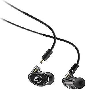 MEE Professional MX2 PRO Dual-Driver Hybrid Musician's in Ear Monitor Headphones with Dedicated Subwoofer for Realistic Bass; Noise Isolating Earphones with Optional Customization & Detachable Cables