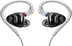 FiiO FH3 Headphones Wired Earbuds High Resolution Bass Sound in-Ear HiFi Earphones MMCX 1DD+2BA IEMs Lossless for Smartphones/PC/Laptop/Tablet