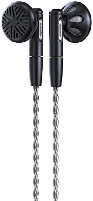 FiiO FF5 Carbon-Based Dynamic Driver in-Ear Earphone Clear Sound & Wide Soundstage with 3.5mm/4.4mm MMCX Cable, Alumium Shell