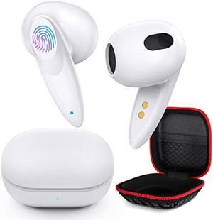 TITACUTE True Wireless Earbuds, Bluetooth TWS Headset in-Ear Headphone Noise Canceling Deep Bass USB Type C Earphones for iOS Android