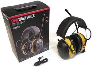 3M Worktunes Digital Am Fm Mp3 Radio Headphones Hearing Protection Ear Muffs