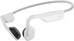 SHOKZ (AfterShokz OpenMove - Open-Ear Bluetooth Sport Headphones - Bone Conduction Wireless Earphones - Sweatproof for Running and Workouts, with Sticker Pack