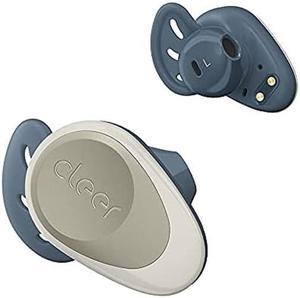 Cleer Goal Sport True Wireless Earbuds with 20 Hour Battery, for Workout and Exercise, Water and Sweat Resistant, Touch Controls, and High Audio Quality and Bass, Stone