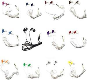 TFD Supplies Wholesale Bulk Earbuds Headphones 200 Pack for iPhone, Android, MP3 Player - Mixed Colors