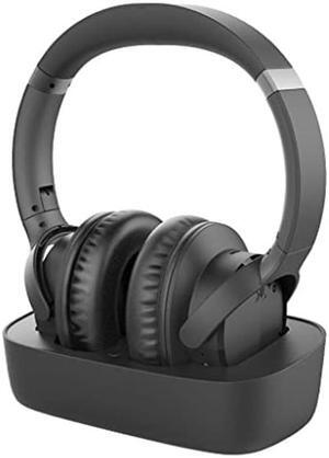 Avantree Ensemble - Wireless Over-Ear Headphones for TV Watching with Universally Compatible Bluetooth 5.0 Transmitter & Charging Dock, 35hr Audio Playtime, and No Lip-Sync Delay