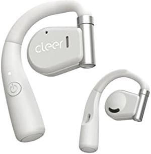 Cleer Audio ARC Open-Ear True Wireless Headphones with Touch Controls, Long-Lasting Battery Life, Touch Control, and Powerful Audio for Music, Podcasts, and More (Light Grey)