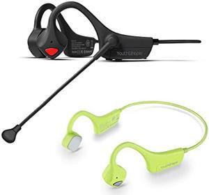 YouthWhisper Bone Conduction Headphones Lightweight,Wireless for Sports Running Jogging