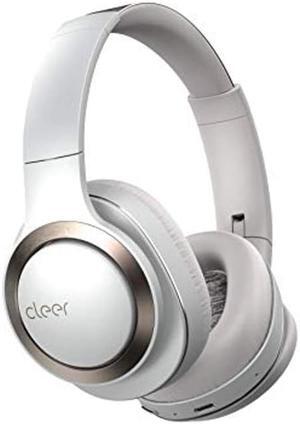 Cleer Audio, Enduro ANC Noise Cancelling Headphones, Long Lasting 60 Hour Battery, Ambient Sound Levels, Bluetooth Headphones, Smart Controls App - Light Grey