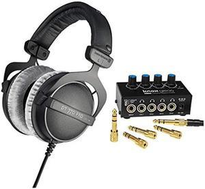 AKG K240 Professional Studio Headphones with Knox Gear Headphone Amplifier  