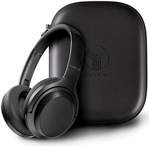 TREBLAB Z7 PRO - Hybryd Active Noise Canceling Headphones with Mic - 45H Playtime & USB-C Fast Charging, ANC Wireless Over Ear Bluetooth Headphones w/aptX, Stereo Sound, Touch Control (Grey)