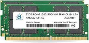Adamanta 64GB (2x32GB) Memory Upgrade for 2020 Apple iMac 27" w/Retina 5K Display, 2019 Apple iMac 27" w/Retina 5K Display, 2018 Apple Mac Mini DDR4 2666Mhz PC4-21300 SODIMM 2Rx8 CL19 1.2v DRAM RAM