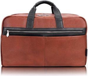 McKlein Wellington Laptop & Tablet Carry-All Duffel, Brown