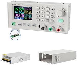 RD RD6018W 60V 18A DC DC Step Down Power Supply Whole Set with 1200W 68V switching power supply but not assembled (RD6018W+S800 case+1200W PSU)