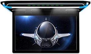 XTRONS(r) 15.6 Inch Ultra-Thin FHD Digital TFT Screen 1080P Video Car Overhead Player Roof Mounted Monitor HDMI Port (No DVD)