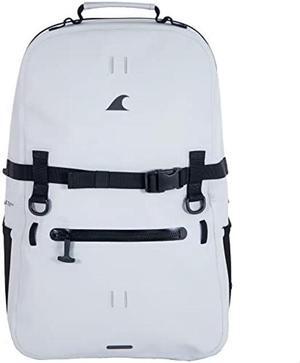 Breakwater Supply(tm) Fogland Waterproof Submersible Backpack with Laptop Sleeve & Airtight Zippers for Outdoors, Travel, Boating, Kayaking, Surfing, Floating Dry Bag, Unisex, TPU (Fog White, 25L)