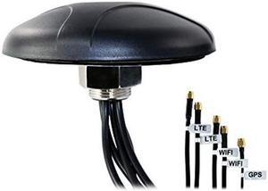 Proxicast 5-in-1 Professional Low-Profile MIMO LTE + Wi-Fi + GPS Screw Mount Combination Vehicle Antenna Compatible with Cradlepoint, Digi, Peplink and Other Modems/Routers (ANT-500-221)
