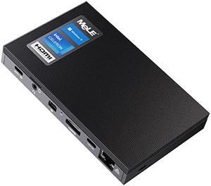 MeLE Mini PC, Quieter3C Fanless Mini PC Celeron N5105 8GB 256GB Small Desktop Computer,Micro Form Factor PC Compatible with Windows 11 Pro,Support PD 3.0,Wifi6,BT5.2,HDMI 2.0 for Office/Industry