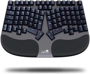 Truly Ergonomic Cleave Keyboard - Optical Infrared Mechanical Switch - Comfortable Palmrest - Backlit - Best Ergo Split - TrulyErgonomic Tactile Switch Better Than Cherry MX Brown - Windows/Mac