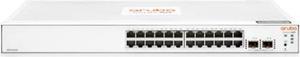 Aruba Instant On 1830 24-Port Gb Smart Switch - 24x 1G | 2X SFP | Fanless | US Cord (JL812A#ABA)