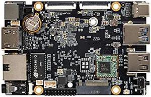 youyeetoo ROC-RK3588S-PC 8K AI Development Mainboard , with HDMI 2.1 MIPI-DSI x2 DP1.4 MIPI-DSI M.2 PCIe 2.0 , Support Four-Screen Display Multiple Systems for Edge Computing AI VR AR