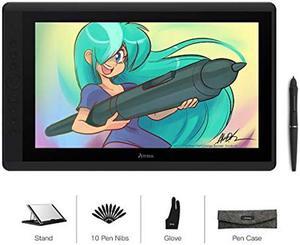 Artisul D16 15.6 Inch Drawing Tablet with Screen FHD Graphics Drawing Tablet Full Laminated Pen Display Monitor Battery-Free Stylus 8192 Levels 7 Shortcut Keys A Dial for Windows, Mac, Android