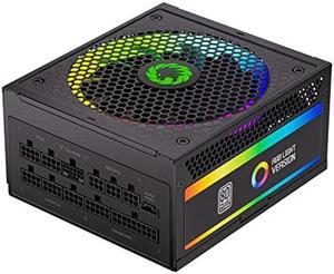 GAMEMAX 1300W Power Supply, Fully Modular, 80+ Platinum Certified, PCIe 5.0, ARGB Aura Sync, 10 Year Warranty, RGB-1300