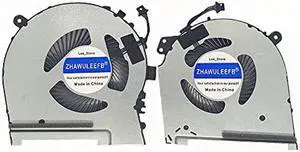 Lee_store Replacement New Laptop CPU & GPU Cooling Fan for HP OMEN Laptop 15-DH 15-DH0015NR 15T-DH000 15-DH001NR 15-DH002NR P/N:TPN-C143 L64445-001 ND8CC01-16L04 ND8CC01-16L05