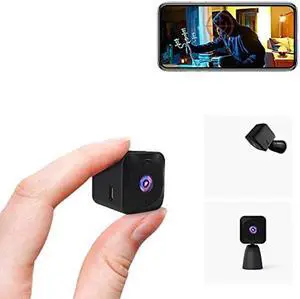 Spy Camera WiFi Hidden Camera 4K HD Mini Spy Cam for Home Security Easy to Use Wireless Indoor Smallest Camera with Motion Detection Night Vision