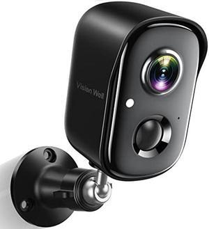 Security Cameras Wireless Outdoor, 1080P Battery Powered AI Motion Detection Spotlight Siren Alarm WiFi Surveillance Indoor Home Camera, Color Night Vision, 2-Way Talk, Waterproof, Cloud/SD Storage