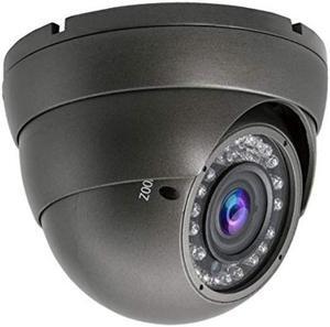 5MP 4MP Dome Super Hybrid Security Camera HD-TVI/CVI/AHD/960H CCTV Surveillance Security Camera 2.8-12mm Varifocal Lens Outdoor/Indoor 98ft IR Waterproof Day&Night Vision Dome Camera(Gray)