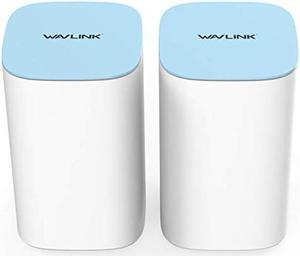 WAVLINK AC3000 Tri-Band Whole Home Mesh WiFi System, Router Replacement Covers Up to 2,000sq. ft, Parental Controls, 3xGigabit Ports, Business Traffic & Network Separation, 2-Pack