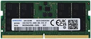 Sam Original 32GB (1x32GB) DDR5 4800MHz PC5-38400 SODIMM 2Rx8 CL40 1.1v Laptop Notebook RAM Memory Module Upgrade M425R4GA3BB0-CQK Adamanta