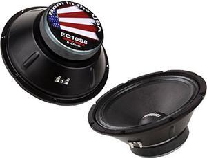 Earthquake Sound PR-EQ10S8 10-inch 8-Ohm Cloth Surround Speakers - Sealed Basket, 300 Watts Max (Pair)