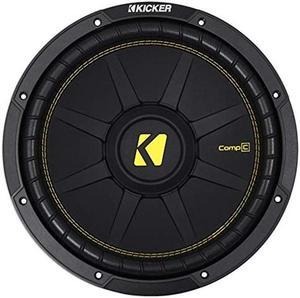 KICKER 44CWCS124 CompC 12" 600 Watt Single 4-Ohm Car Audio Subwoofer Sub CWCS124