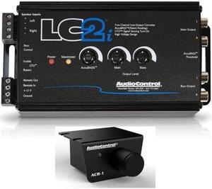 AudioControl LC2i 2 Channel Line Out Converter with AccuBASS and Subwoofer Control with ACR1 Remote for AudioControl Processors