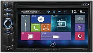 POWER ACOUSTIK PD-624B 6.2" Double-DIN In-Dash LCD Touchscreen DVD Receiver with Bluetooth(R)