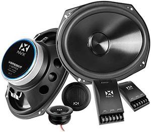 NVX VSP69KIT 900W Peak (300W RMS) 6x9 V-Series 2-Way Component Speaker System with 25mm Silk Dome Tweeters
