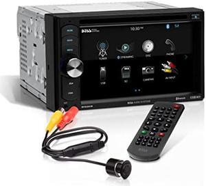 BOSS Audio Systems BVB9351RC Car Stereo System - 6.2 Inch Double Din, Touchscreen, Bluetooth Audio and Calling Head Unit, AM/FM Radio Receiver, CD Player, Backup Camera, Hook Up To Amplifier