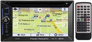 Power Acoustik PDN-623B 6.2" CD DVD GPS Bluetooth USB AUX Navigation 300W Radio